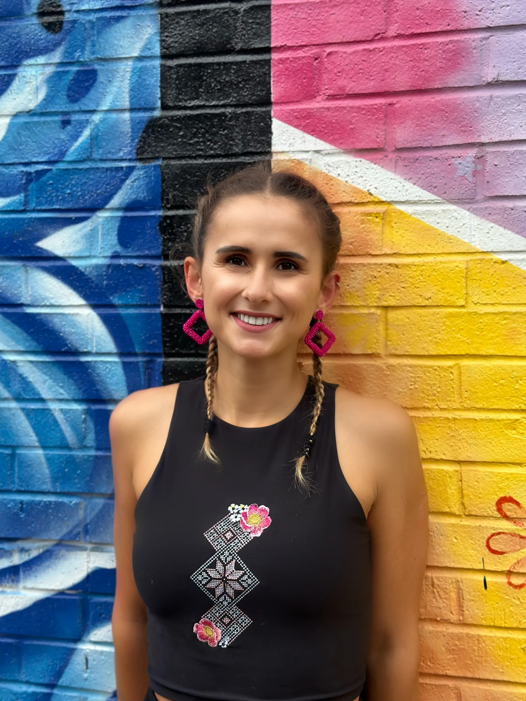 business owner profile image with embroidery attire